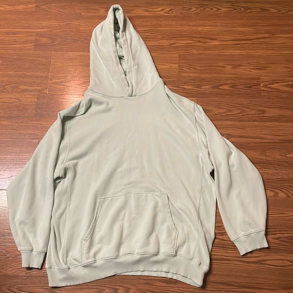 Women’s light green hoodie